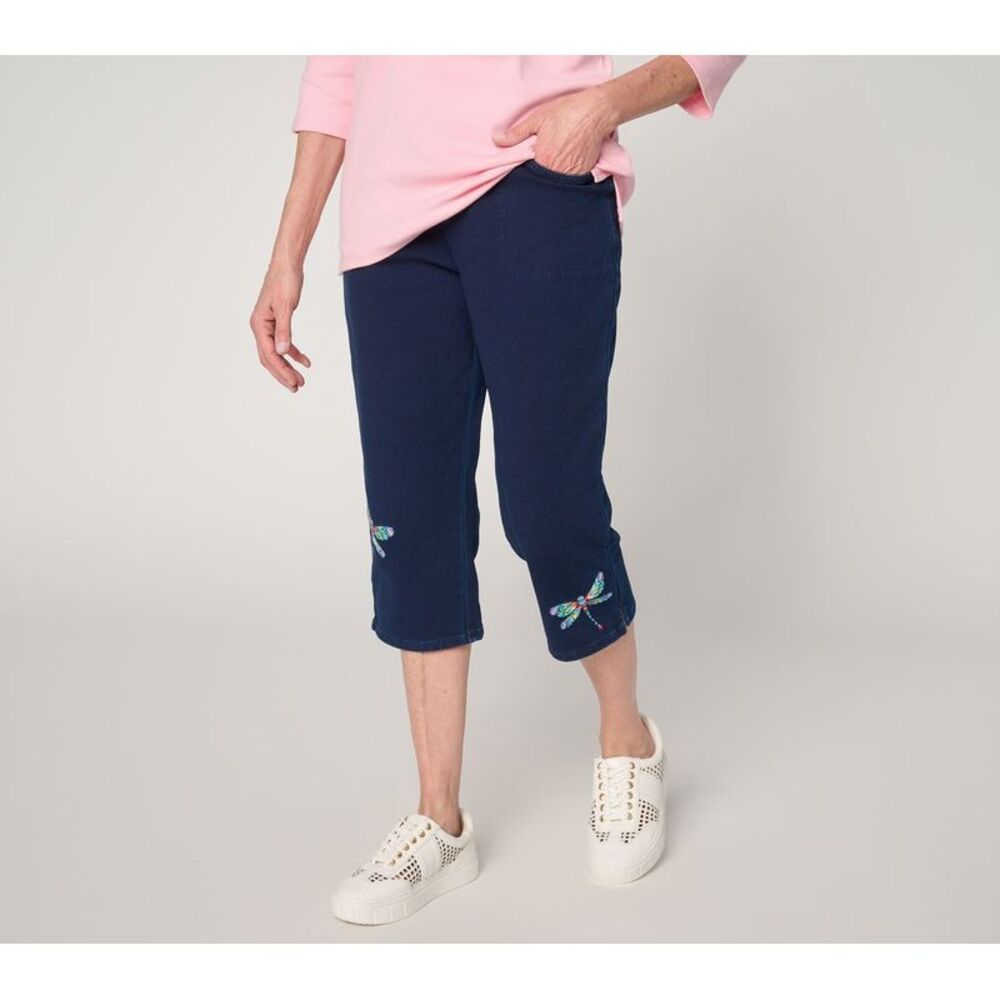 Quacker Factory Women's Pants Sz S Make Your Selection: White